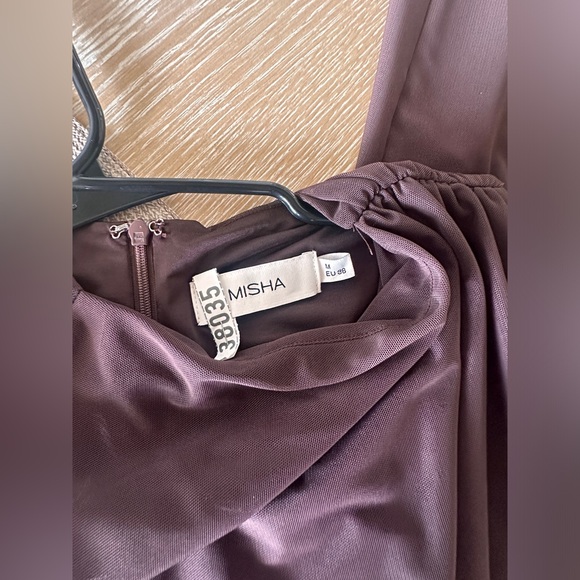 X Revolve Isabella Midi Dress in Umber Brown
MISHA - Picture 4 of 6